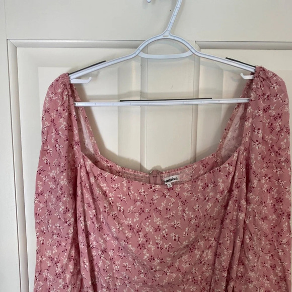 Reformation Rosalie Mini Dress Pink long sleeve 33782 - Picture 6 of 16